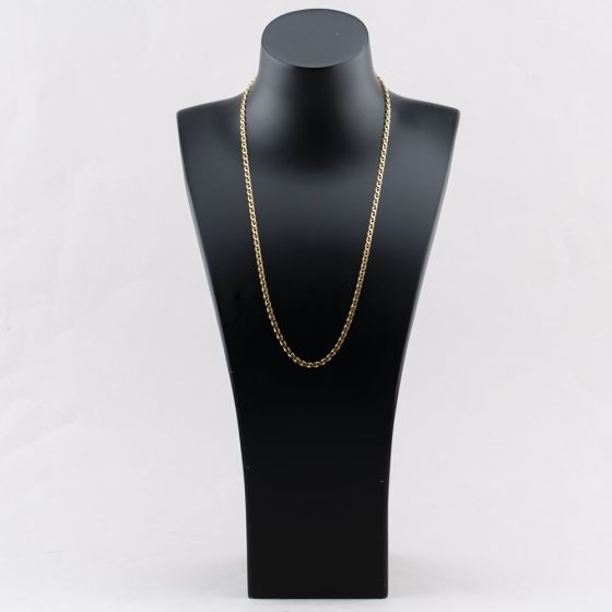 Second Hand 9ct Yellow Gold 23 Inch Anchor Chain 41162105 - thbaker.co.uk
