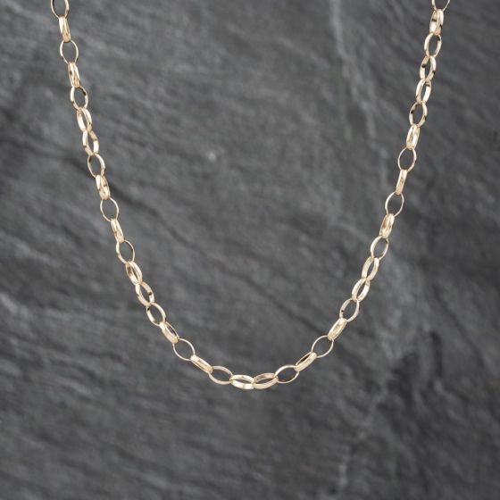 Second Hand 9ct Yellow Gold 21 Inch Belcher Chain 41162127