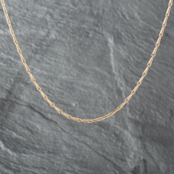 Second Hand 9ct Yellow Gold 24 Inch Hayseed Chain 41162135