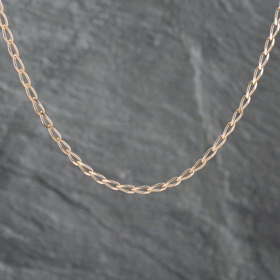 Second Hand 9ct Yellow Gold 18 Inch Curb Chain 41162166