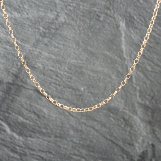 Second Hand 9ct Yellow Gold Filed 18.5 Inch Belcher Chain 41162195