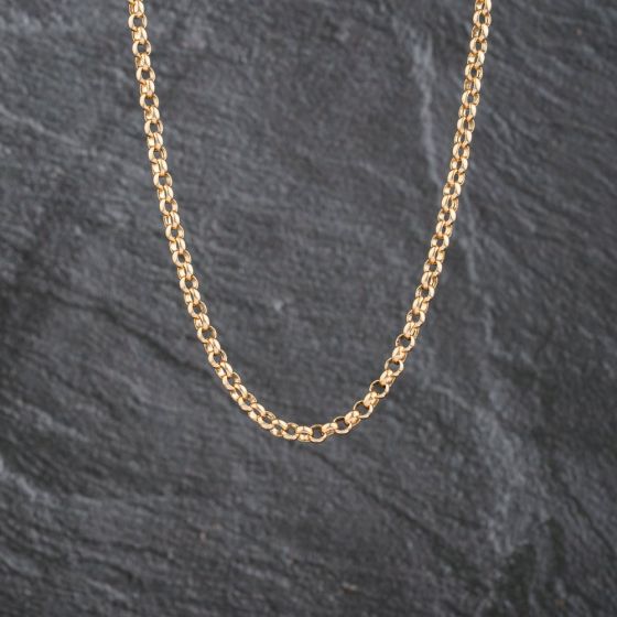Second Hand 9ct Yellow Gold 18 Inch Belcher Chain 41162203