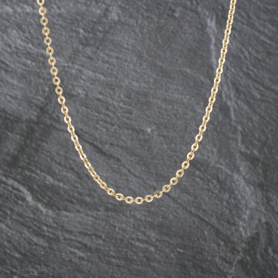 Second Hand 9ct Yellow Gold Round Link 20 Inch Belcher Chain 41162219