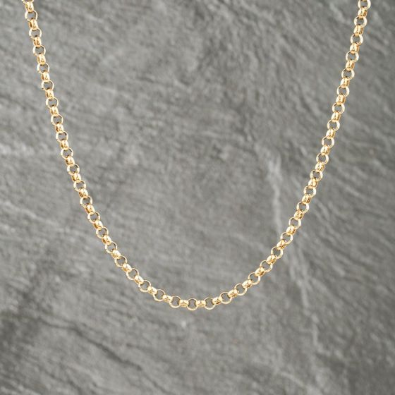 Second Hand 9ct Yellow Gold 16 Inch Belcher Chain 41162239