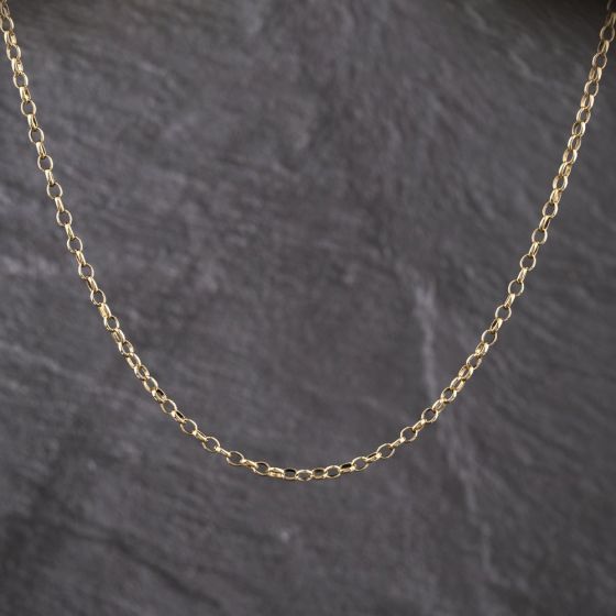 Second Hand Vintage Yellow Gold 19 Inch Belcher Chain 41162258