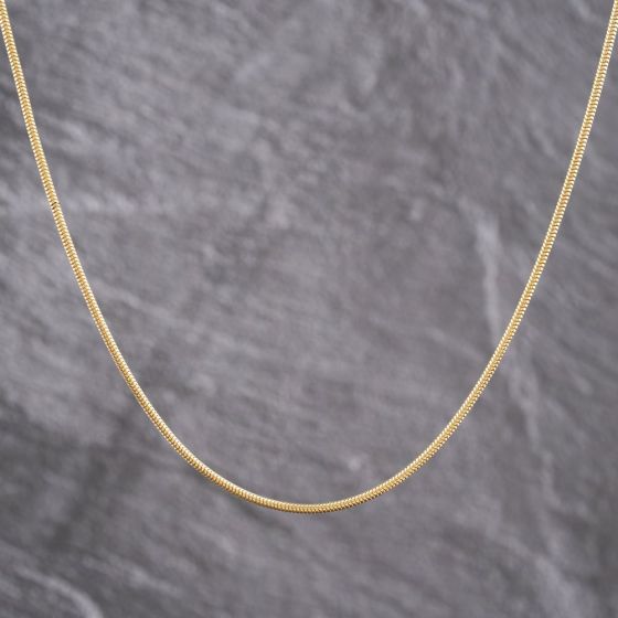 Second Hand 9ct Yellow Gold 18 Inch Snake Chain 41162274