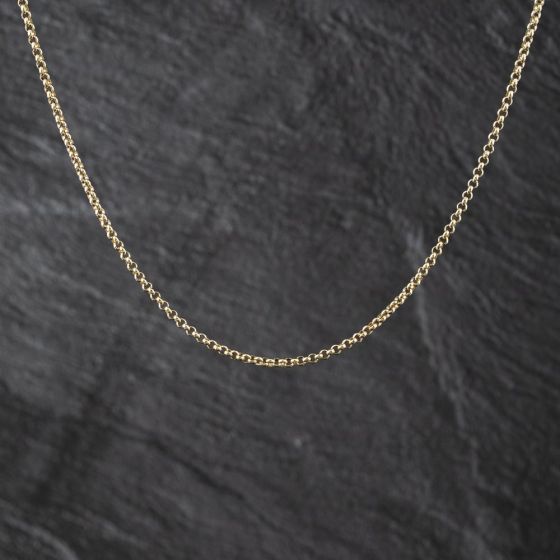 Second Hand 9ct Yellow Gold 16 Inch Belcher Chain 41162310