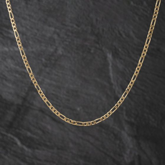 Second Hand 9ct Yellow Gold 20 Inch Figaro Chain 41162315
