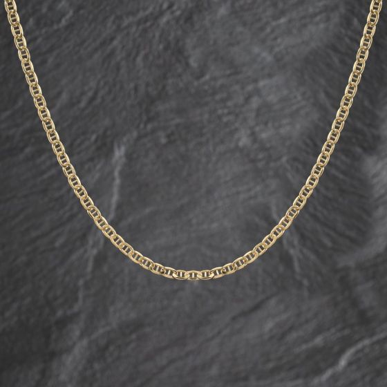 Second Hand 9ct Yellow Gold 18 Inch Anchor Chain 41162320