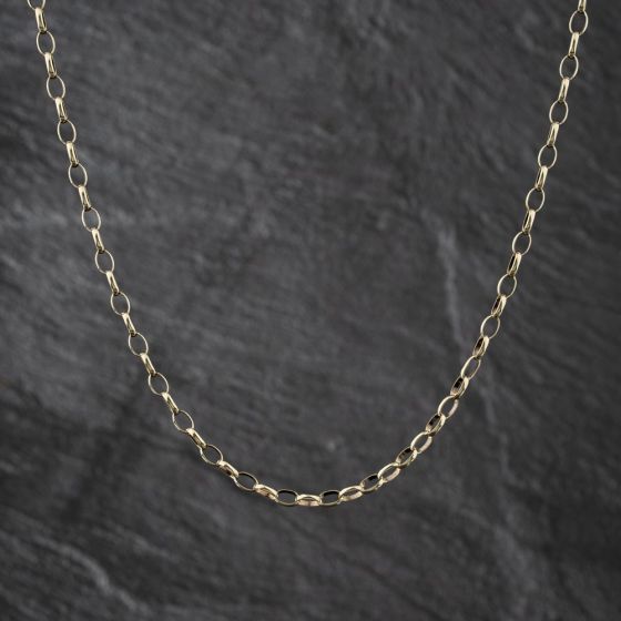 Second Hand 9ct Yellow Gold 21 Inch Belcher Chain 41162324
