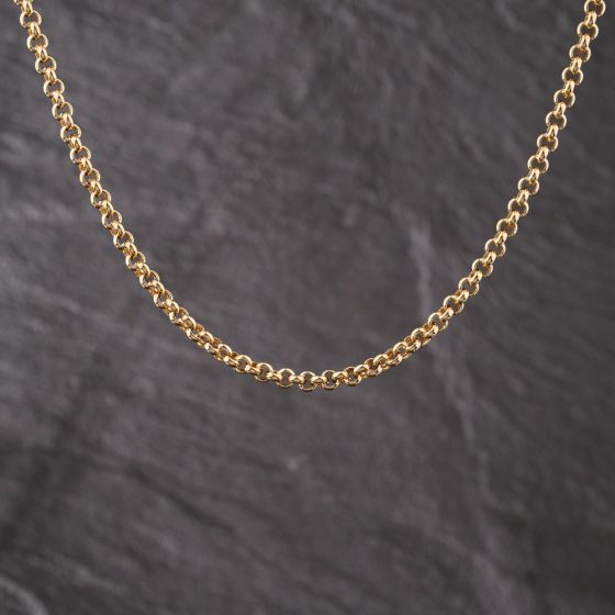 Second Hand 9ct Yellow Gold 18 Inch Belcher Chain 41162331