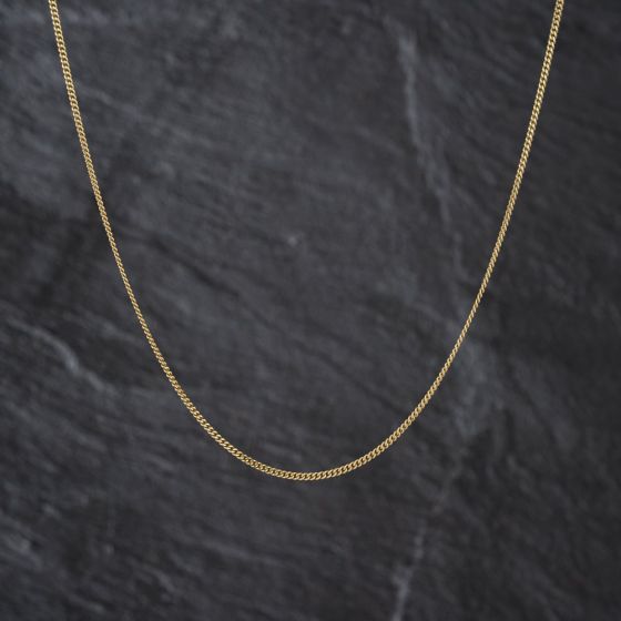 Second Hand 18ct Yellow Gold 22 Inch Curb Chain 41162360