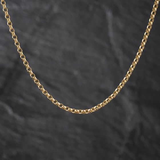 Second Hand 9ct Yellow Gold 19 Inch Belcher Chain 41162385
