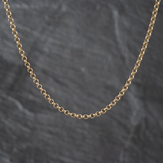 Second Hand 9ct Yellow Gold 26 Inch Belcher Chain 41162399