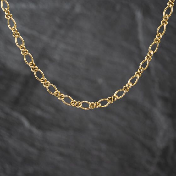 Second Hand 9ct Yellow Gold 18 Inch Fancy Chain 41162405