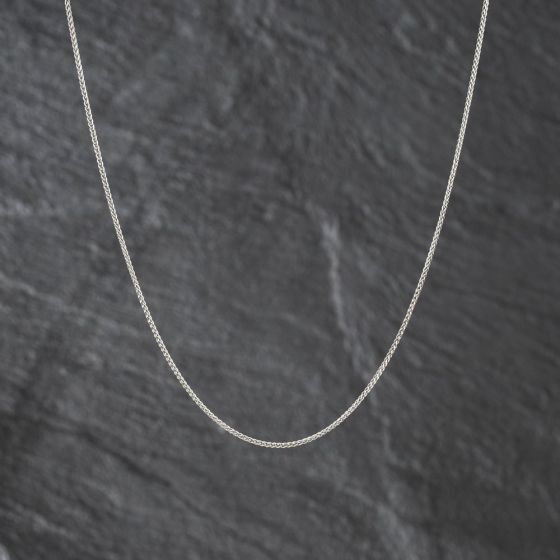 Second Hand 18ct White Gold 16 Inch Spiga Chain 41162409