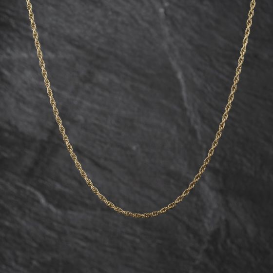 Second Hand 9ct Yellow Gold 24 Inch Prince Of Wales Chain 41162410