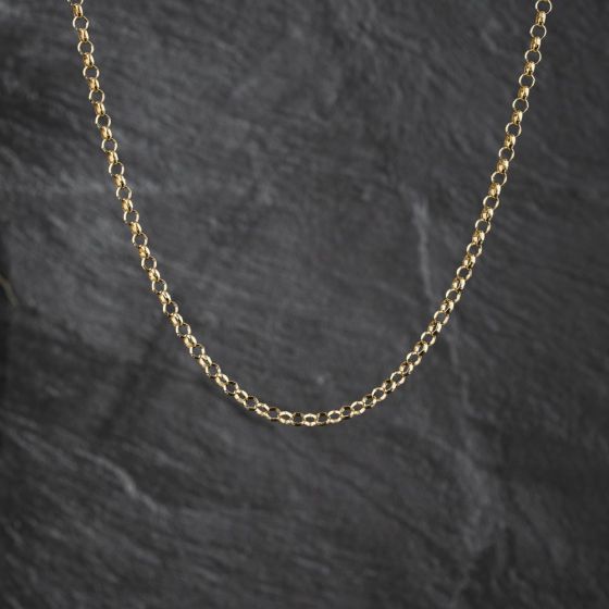 Second Hand 9ct Yellow Gold 18 Inch Belcher Chain 41162416