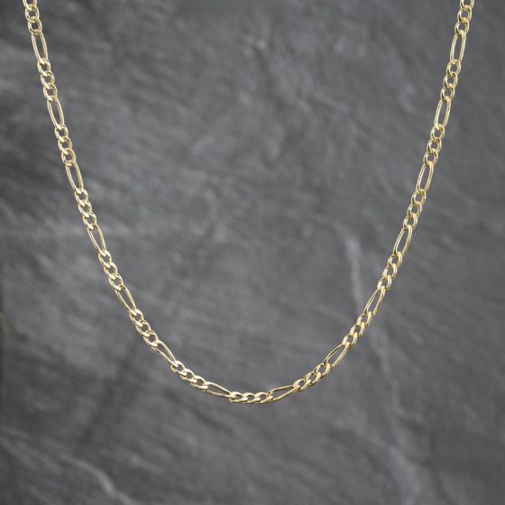 Second Hand 9ct Yellow Gold 20 Inch Figaro Chain 41162483
