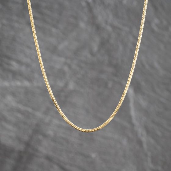 Second Hand 9ct Yellow Gold 14 Inch Foxtail Chain 41162484