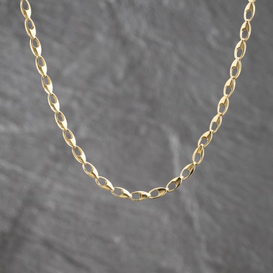 Second Hand 9ct Yellow Gold 16 Inch Fancy Chain 41162485