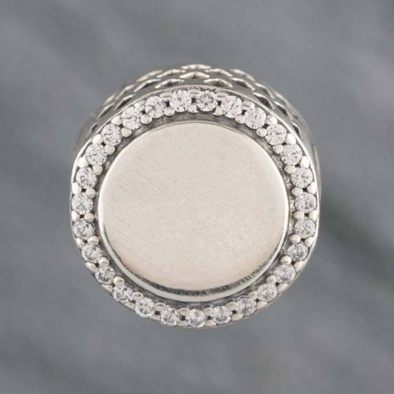 Second Hand Pandora Sterling Silver Moments Cubic Zirconia Bead Charm 41221006