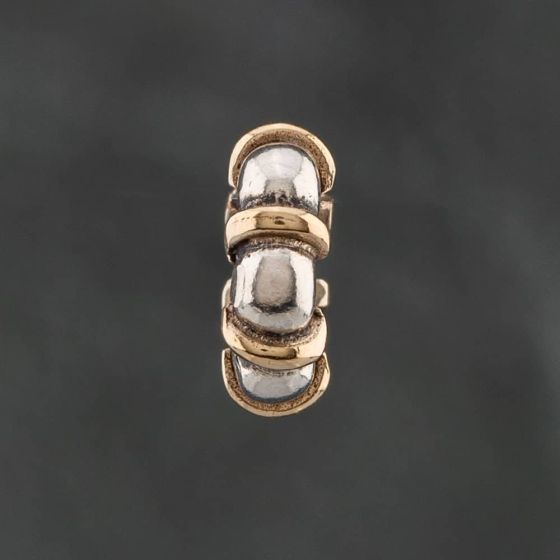 Second Hand Pandora Silver Two Colour Spacer Charm 41221080