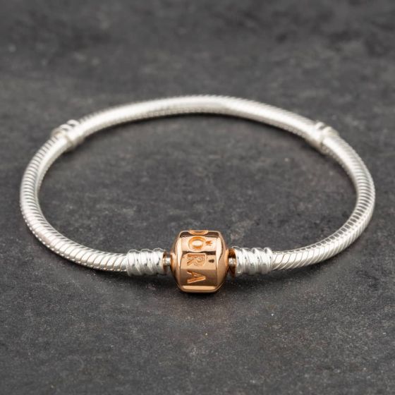 Second Hand Pandora Clasp Bracelet 580702-17cm - thbaker.co.uk