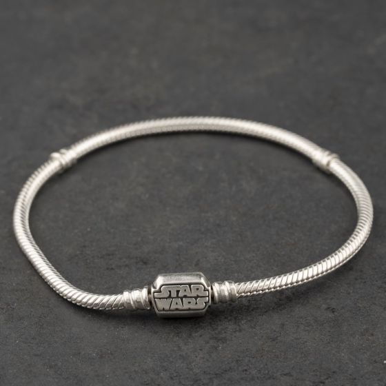 Second Hand Pandora Star Wars Silver 8.5 Inch Charm Bracelet 41221439