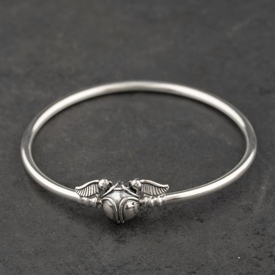 Second Hand Pandora Harry Potter Silver Charm Bangle 41221442
