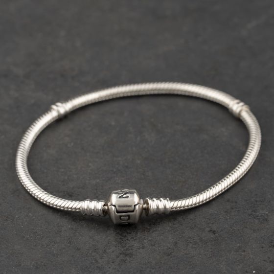 Second Hand Pandora Silver 8 Inch Charm Bracelet 41221447