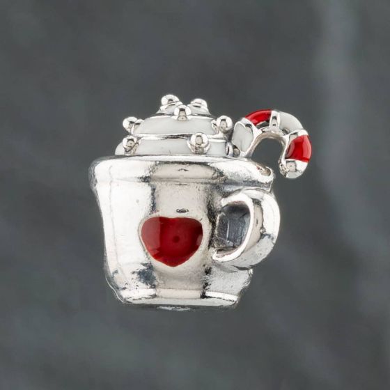 Second Hand Pandora Cocoa & Candy Cane Charm 797523ENMX