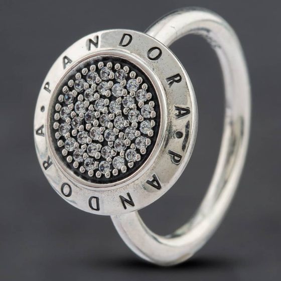 Second Hand Pandora Signature Ring 190912CZ-48