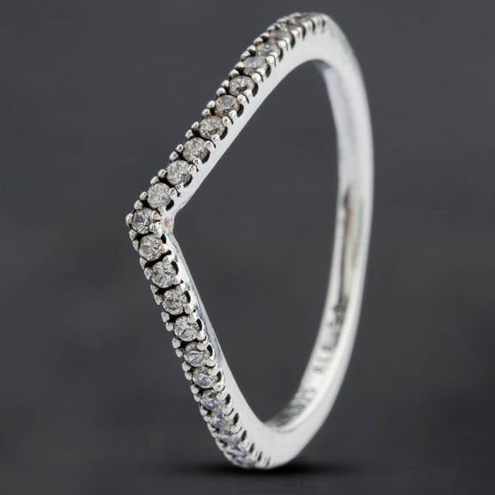 Second Hand Pandora Shimmering Wish Ring 196316CZ-54