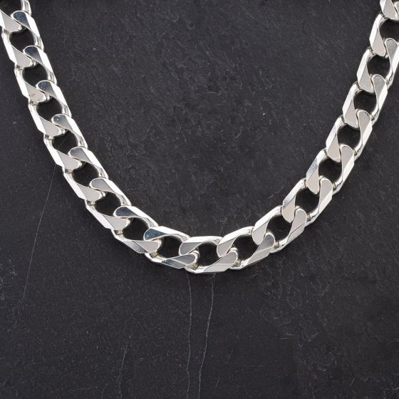 Second Hand Silver 24 Inch Very Heavy Curb Link Chain 4125410