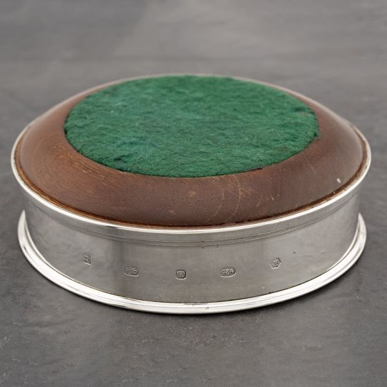 Second Hand Silver Round Coaster Homeware 41261001