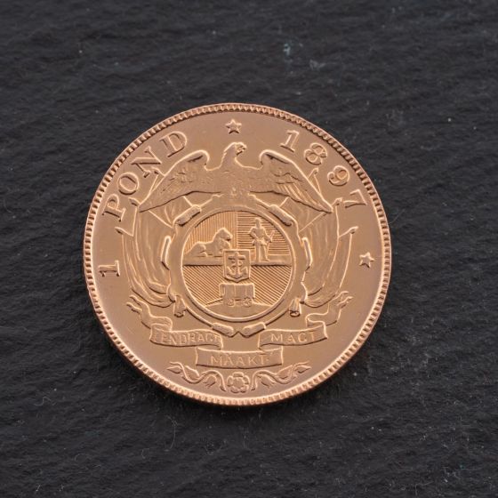 Second Hand 22ct Yellow Gold 1897 South African Pond Coin 41271046