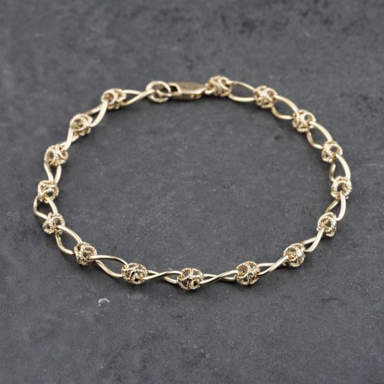 Second Hand 7.5 Inch Curb Chain Bracelet 41281371
