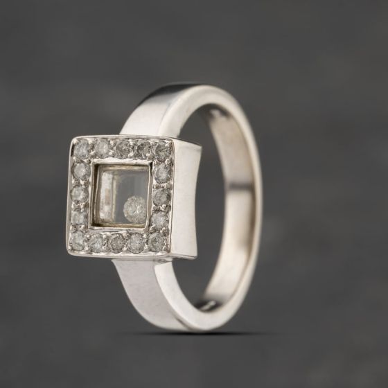 Second Hand 18ct White Gold Diamond Dress Ring 41482126