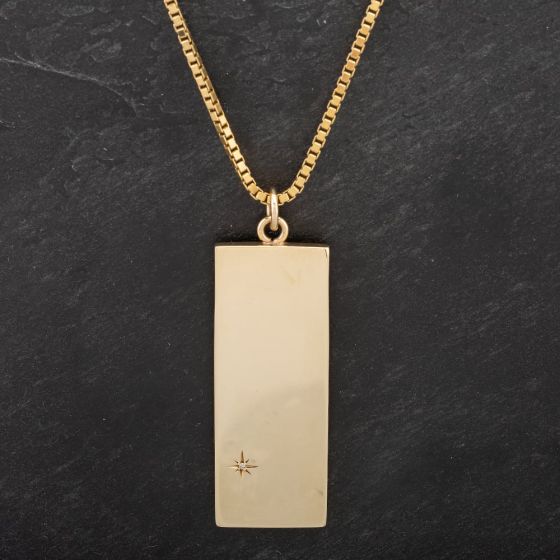 Second Hand Diamond Box Pendant 4166667