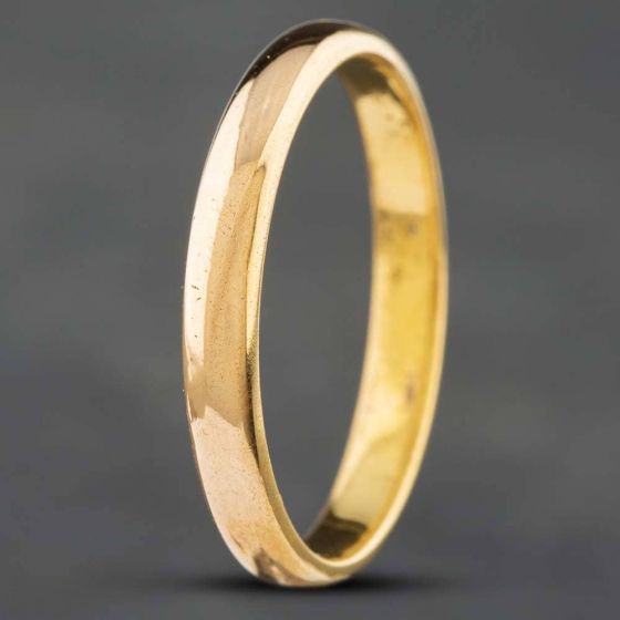 Second Hand Vintage 22ct Yellow Gold 3mm Plain Wedding Ring 41871015