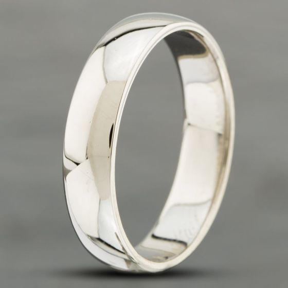 Second Hand Palladium 5mm Plain Wedding Ring 41871333