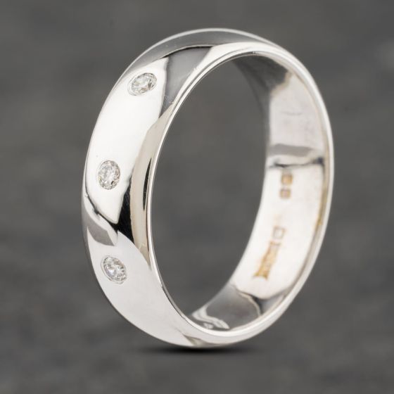 Second Hand 9ct White Gold Diamond Wedding Ring 41871393