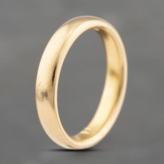 Second Hand 22ct Yellow Gold Court 3.5mm Plain Wedding Ring 41871427
