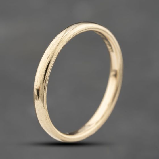 Second Hand 9ct Yellow Gold Plain 2.9mm Plain Wedding Ring 41871440