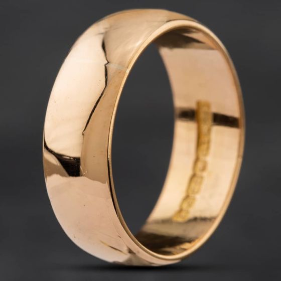 Second Hand 22ct Yellow Gold Plain Wedding Ring 4187667