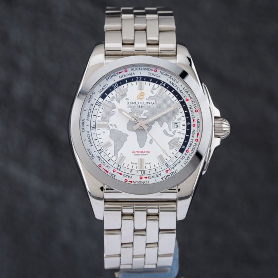 Second Hand Breitling Galactic Unitime Bracelet Watch 4218011