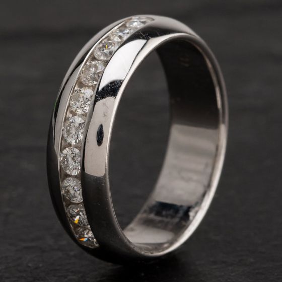 Second Hand 14ct White Gold Diamond Ring 4328666