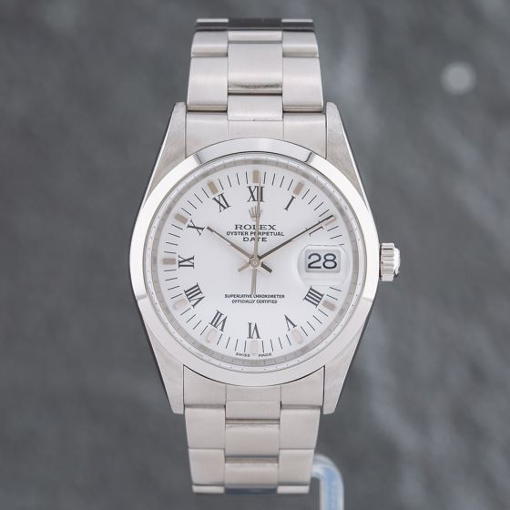 Second Hand Rolex Oyster Perpetual Date Watch 15200