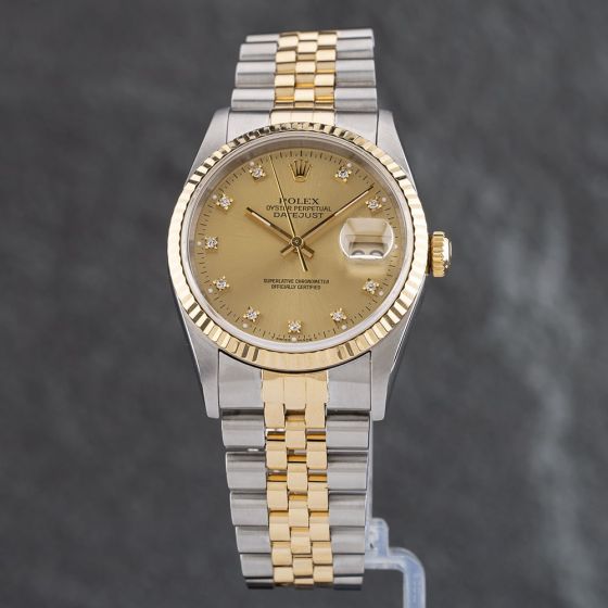 Second Hand Rolex Datejust Watch 16233
